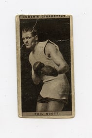 1928 Ogdens Pugilists In Action Boxing #38 Phil Scott