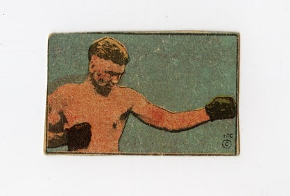 Jack Dempsey Heavyweight Boxer 1925 Hand Cut Strip Card