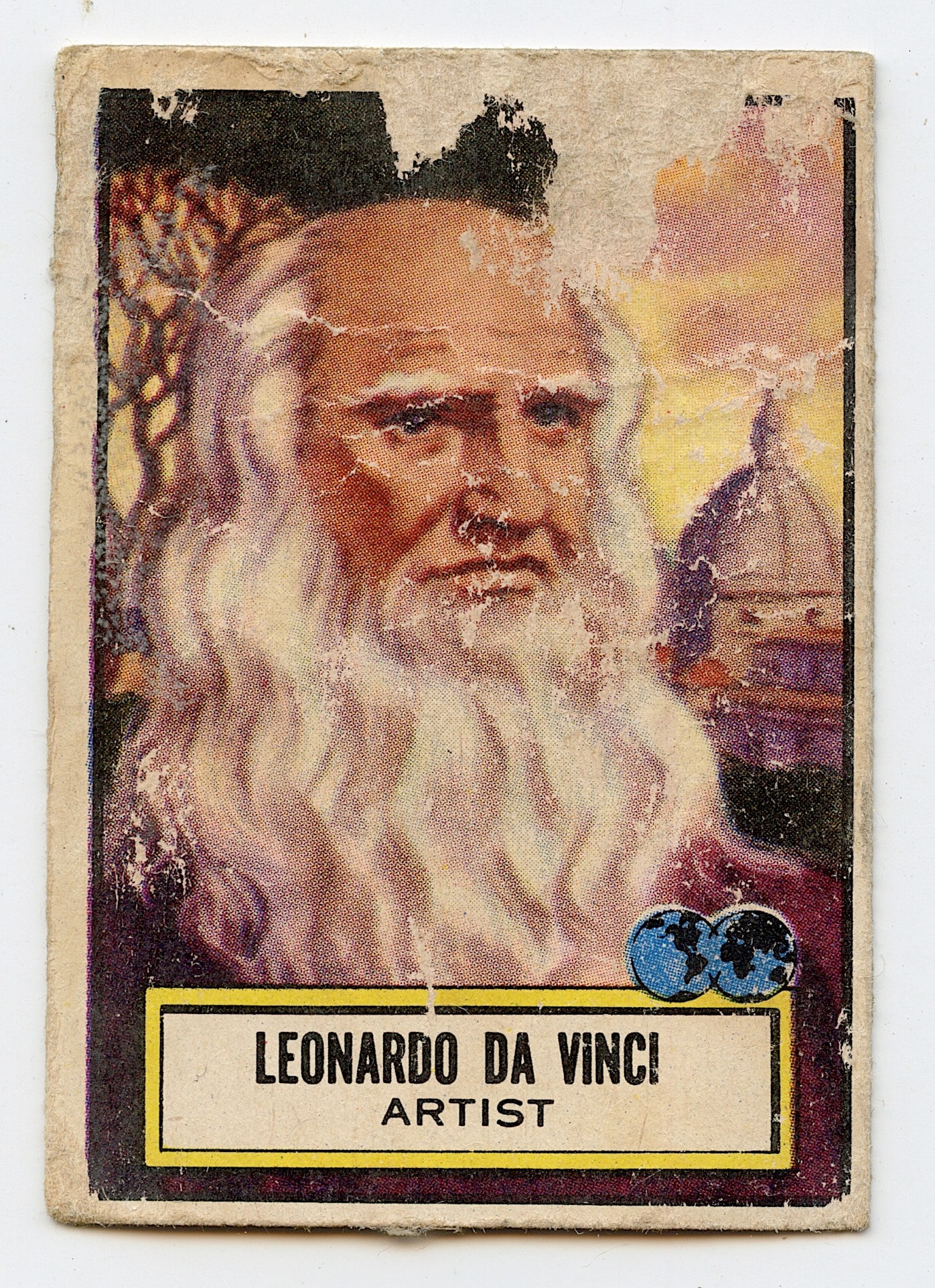 1952 Look 'n See #105 LEONARDO DA VINCI: The provenance is from a deceased collector in Palm Beach. We have included quality images to show it's actual condition. We have included quality images to show it's actual condition. This lot is loc