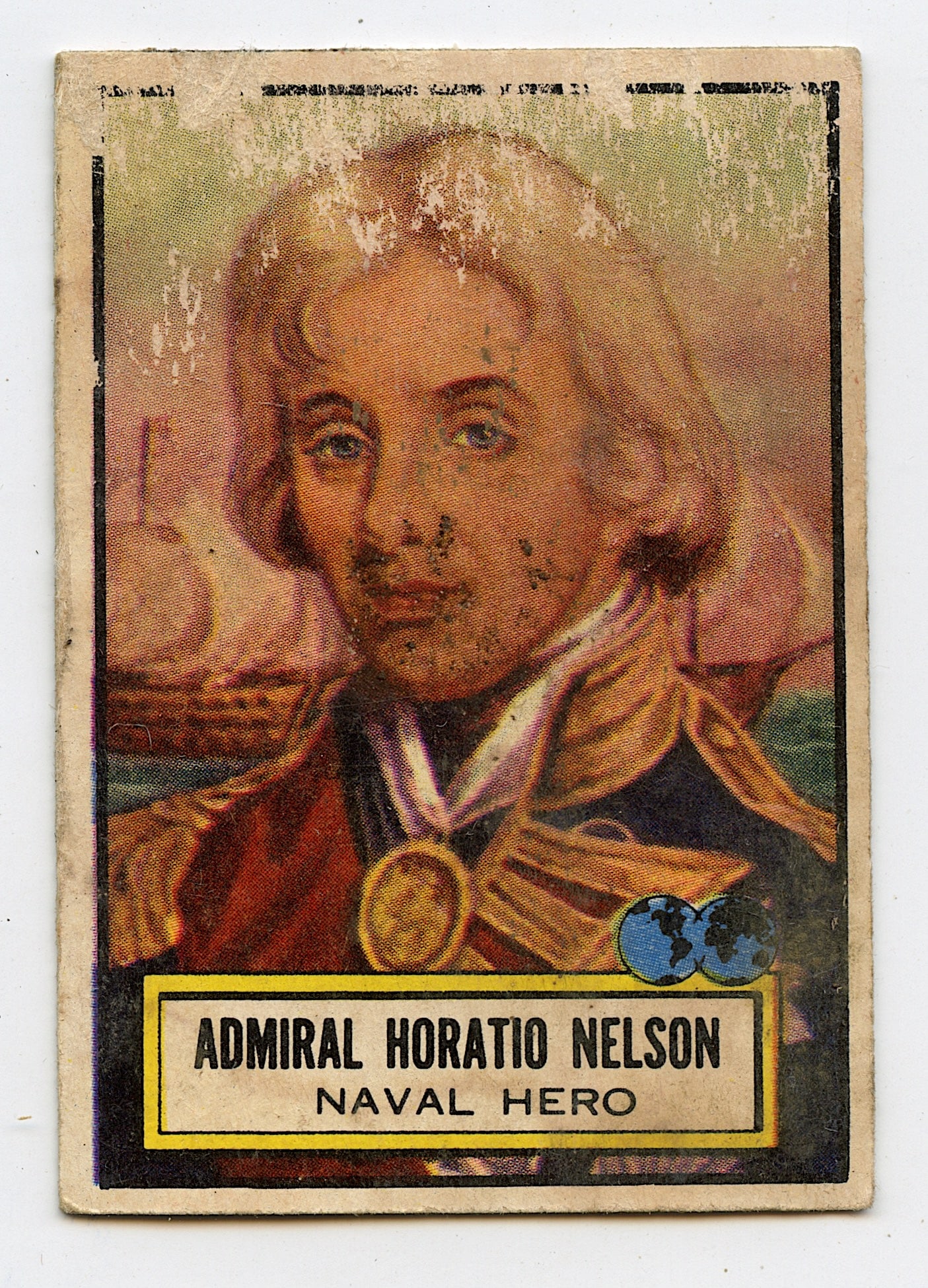 1952 Look 'n See #109 ADMIRAL HORATIO NELSON: The provenance is from a deceased collector in Palm Beach. We have included quality images to show it's actual condition. We have included quality images to show it's actual condition. This lot is loc