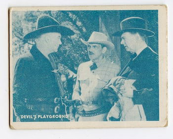 1950 Topps Hopalong Cassidy #122 Where's The Girl