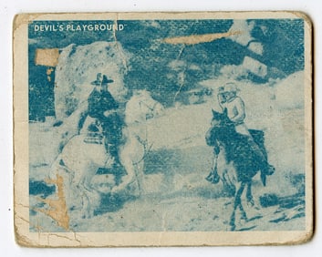 1950 Topps Hopalong Cassidy #126 Hands Up