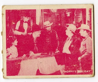 1950 Topps Hopalong Cassidy #49 Mess In Mesa City