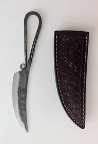 Handcrafted Heirloom Damaskus Steel Knife "5 Long
