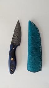 Handcrafted Heirloom Damaskus Steel Knife 4 " Long