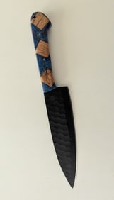 Handcrafted Heirloom Damaskus Steel Knife 7" Long
