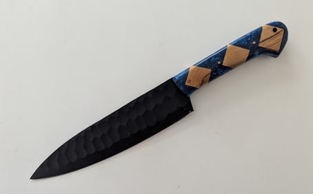 Handcrafted Heirloom Damaskus Steel Knife 8" Long
