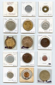 Scarce Set 15 Vintage Token Collection OPPORTUNITY!