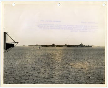 Vintage Official U.S. Navy Photograph Sluggers Of Task Force 58, 1944