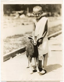 Vintage Associated Press Photo Boy Aka GHANDI, 1933