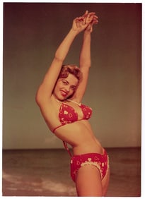 Vintage Original Postcard Pin-Up from Archives BUNNY YEAGER