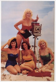 Vintage Original Postcard Pin-Up from Archives BUNNY YEAGER