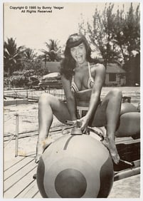 Vintage Original Postcard Pin-Up from Archives BUNNY YEAGER