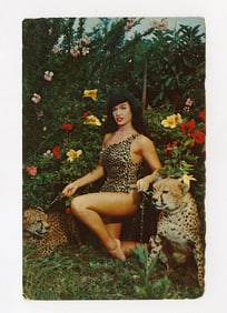 Vintage Original Postcard Pin-Up from Archives BUNNY YEAGER