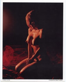 BUNNY YEAGER Vintage Pin Up Litho CONTESSA IN LOW KEY