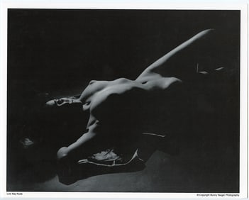 BUNNY YEAGER Vintage Pin Up Litho NUDE IN LOW KEY
