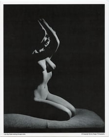 BUNNY YEAGER Vintage Pin Up Litho NUDE IN LOW KEY