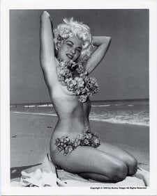 BUNNY YEAGER Vintage Pin Up Litho MARIA STINGER