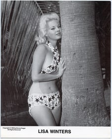 BUNNY YEAGER Vintage Pin Up Litho LISA WINTERS