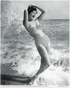 BUNNY YEAGER Vintage Pin Up Litho LANA BASHAMA