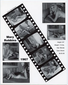 BUNNY YEAGER Vintage Pin Up Litho MARY ROBBINS