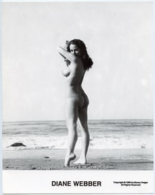 BUNNY YEAGER Vintage Pin Up Litho DIANA WEBBER
