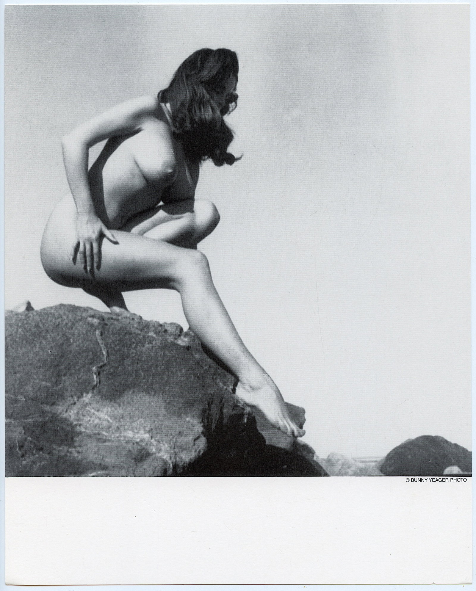 BUNNY YEAGER Vintage Pin Up Litho DIANA WEBBER: This lot is coming from Bunny Yeager's estate/archives. Linnea Eleanor "Bunny" Yeager (March 13, 1929 - May 24, 2014) was an American photographer and pin-up model. She met Bettie Page in 1954, and to