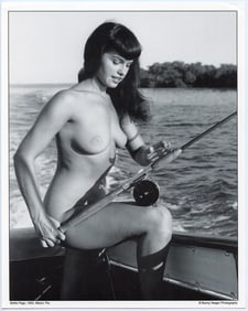 BUNNY YEAGER Vintage Pin Up Litho BETTIE PAGE