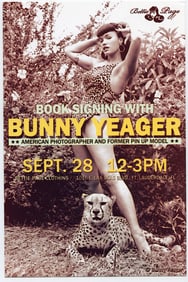 Vintage Pin Up Photo from Archives of Bunny Yeager 6" x 4"