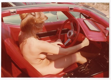 Pin Up Kodak Print Photo Naturalism Nude 3.5" x 5" Ca 1970s / 1980s