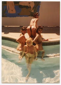 Pin Up Kodak Print Photo Naturalism Nude 3.5" x 5" Ca 1970s / 1980s