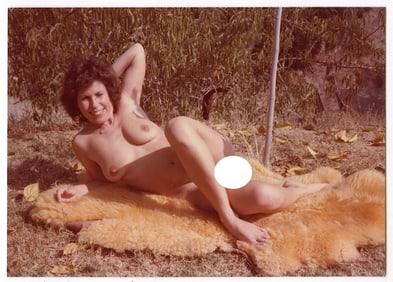 Pin Up Kodak Print Photo Naturalism Nude 3.5" x 5" Ca 1970s / 1980s
