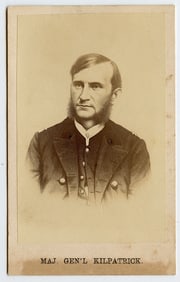 Antique CDV Civil War Union Gene. Kilpatrick