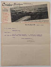 1908 St. Joseph, Missouri, Cattle Buyer Letter Head