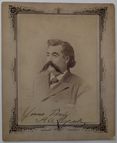 Rare Civil War SIGNED PHOTO Henry A. Laycock 56th Regiment PA