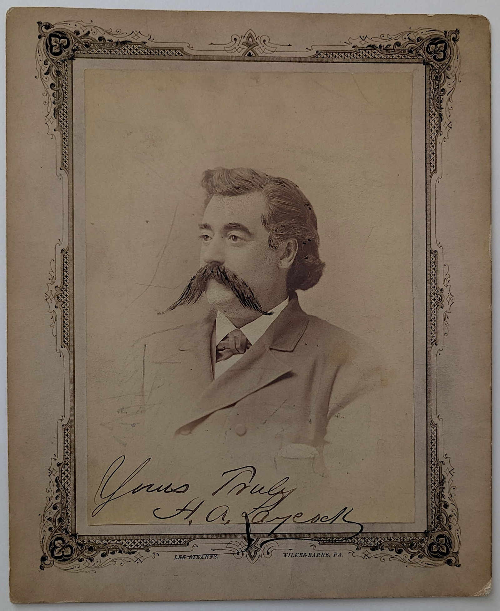 Rare Civil War SIGNED PHOTO Henry A. Laycock 56th Regiment PA (1 of 3)