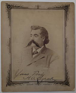 Rare Civil War SIGNED PHOTO Henry A. Laycock 56th Regiment PA: The dimensions are Approx. 9.75" x 8". This lot is part of a group found related to Colonel HENRY A. COCK (promoted to Major on January 30, 1865) of the 56th Regiment of Pennsylvania during the Americ