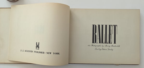 BALLET 104 Photographs by Alexey Brodovitch; text by Edwin Denby