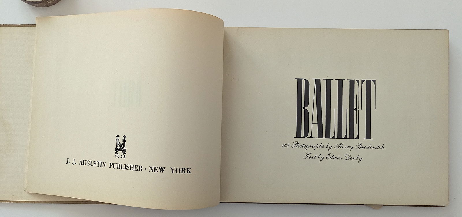 BALLET 104 Photographs by Alexey Brodovitch; text by Edwin Denby (1 of 9)