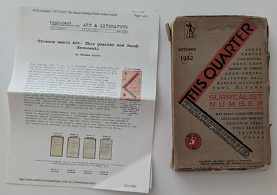 Rare June 1932 Edition of This Quarter; Published and edited by Edward W. Titus