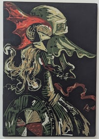 RARE KURT SELIGMANN ORIGINAL POCHOIR FOR NIIERENDORF CATALOG 1941