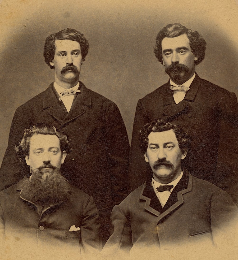 Civil War Photo Henry A. Laycock 56th Regiment PA & Others: The dimensions are Approx. 9.5" x 7.75". This lot is part of a group found related to Colonel HENRY A. COCK (promoted to Major on January 30, 1865) of the 56th Regiment of Pennsylvania during the Amer