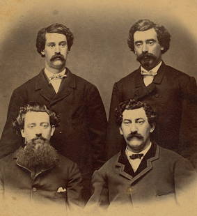 Civil War Photo Henry A. Laycock 56th Regiment PA & Others: The dimensions are Approx. 9.5" x 7.75". This lot is part of a group found related to Colonel HENRY A. COCK (promoted to Major on January 30, 1865) of the 56th Regiment of Pennsylvania during the Amer