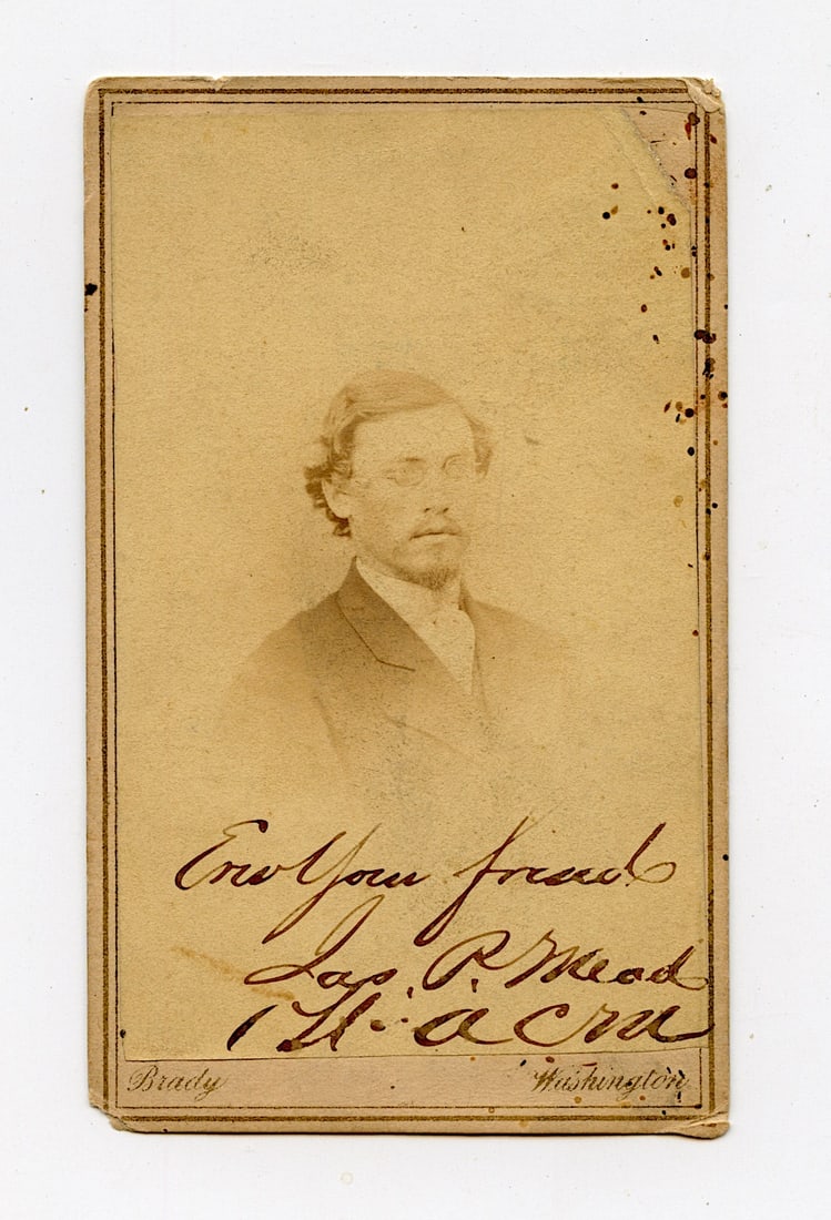Signed CVD Archives Henry A. Laycock 56th Regiment PA: This lot is part of a group found related to Colonel HENRY A. COCK (promoted to Major on January 30, 1865) of the 56th Regiment of Pennsylvania during the American Civil War. To find photos of The 56t