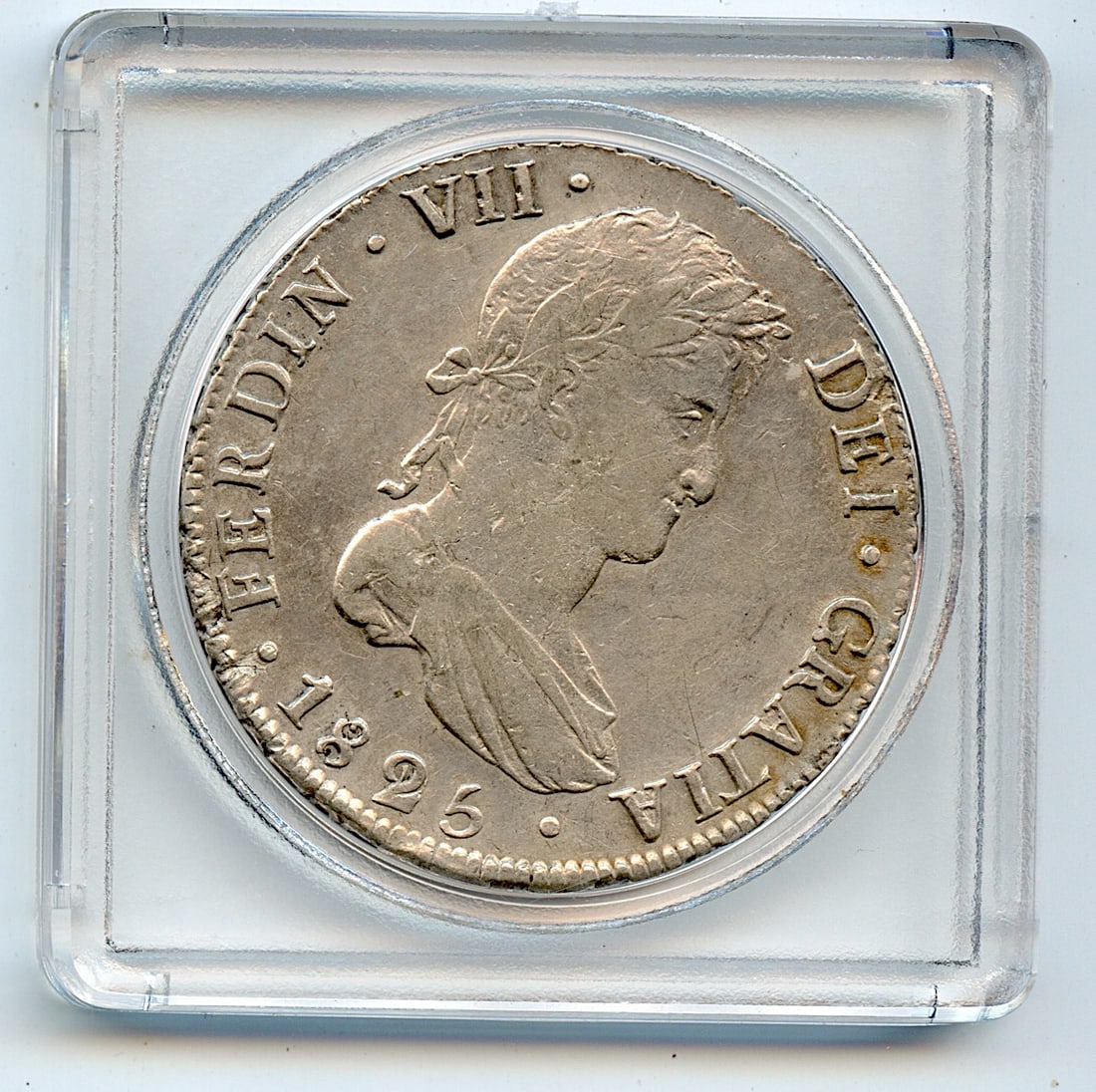 1825 PTS-J BOLIVIA FERDINAND VII SILVER 8 REALES (1 of 2)