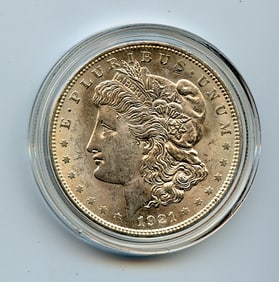 1921 Morgan US Silver Dollar $1