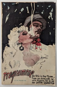 Vintage Lou Walters Latin Quarter Burlesque Show Program - Gypsy Rose Lee