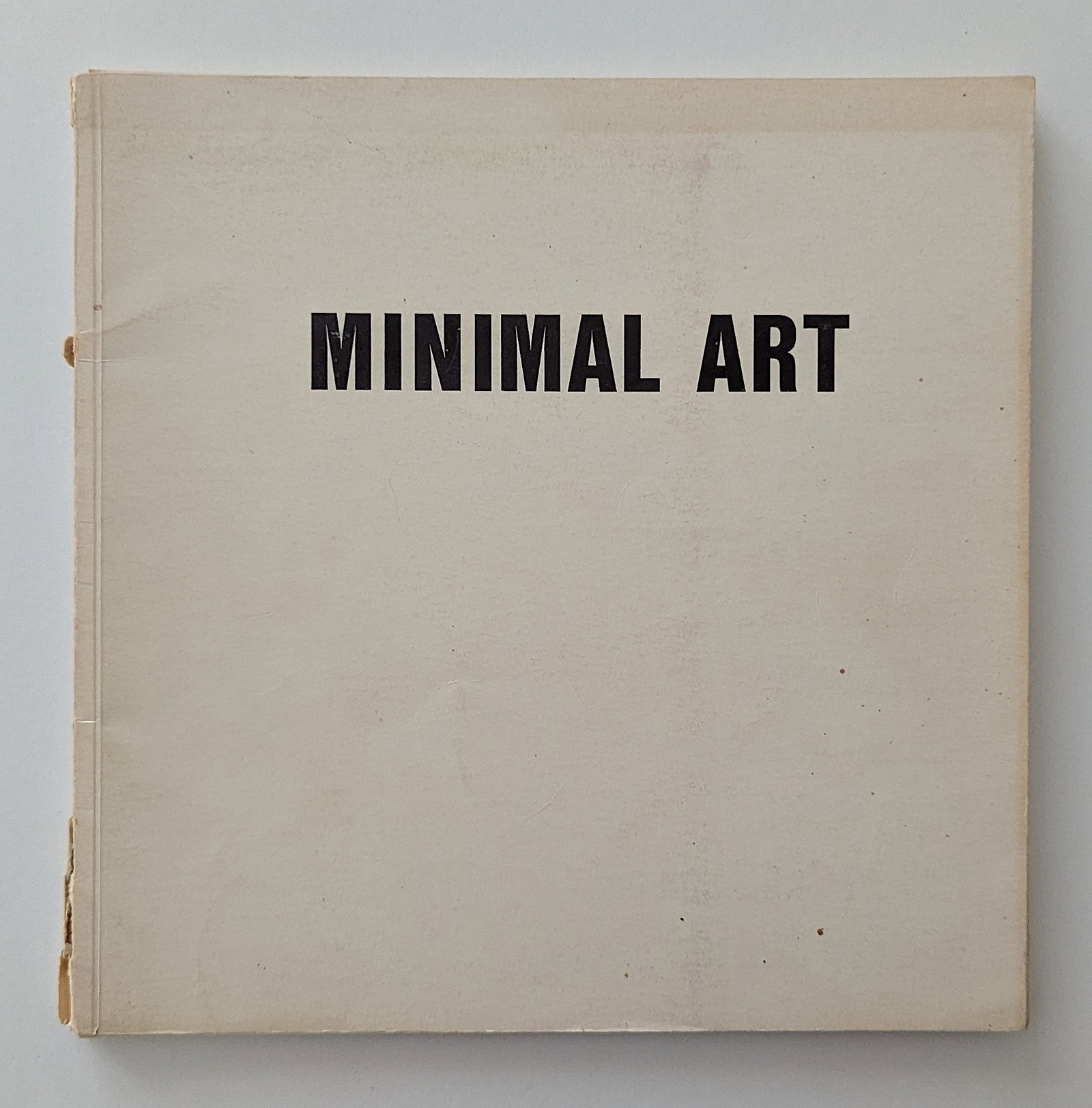 Haags Gemeentemuseum, Judd, LeWitt ao # MINIMAL ART # 1968: The provenance of this lot is from the estate of a deceased formal art collector/curator in Miami, FL. We have included quality images to show it's actual condition. This lot is located in Boca Raton,