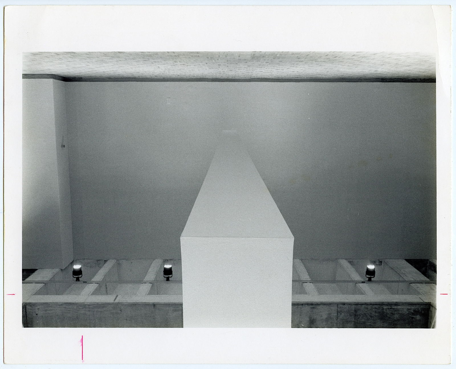 Vintage Original Photograph by Art ROBERT IRWIN, 1974: The dimensions are Approx. 10" x 8". The provenance of this lot is from the estate of a deceased formal art collector/curator in Miami, FL. We have included quality images to show it's actual conditio