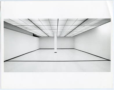 Vintage Original Photograph by Art ROBERT IRWIN, 1974: The dimensions are Approx. 10" x 8". The provenance of this lot is from the estate of a deceased formal art collector/curator in Miami, FL. We have included quality images to show it's actual conditio